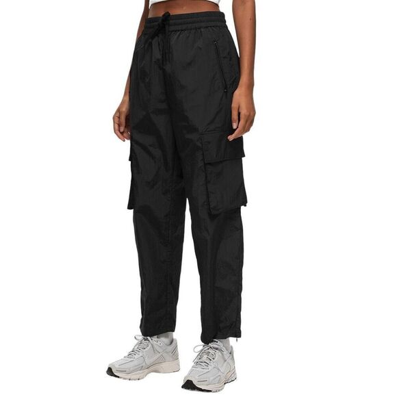 Baum und Pferdgarten Cargo Pants Women's Size 36 Black Elastic Waist Ankle Zip - Picture 1 of 10